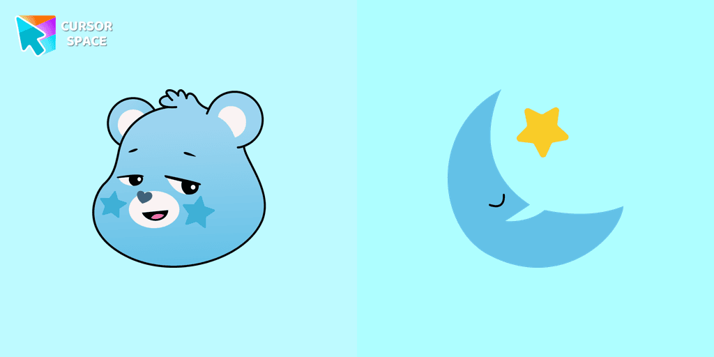 Bedtime Bear cursor cursor pack
