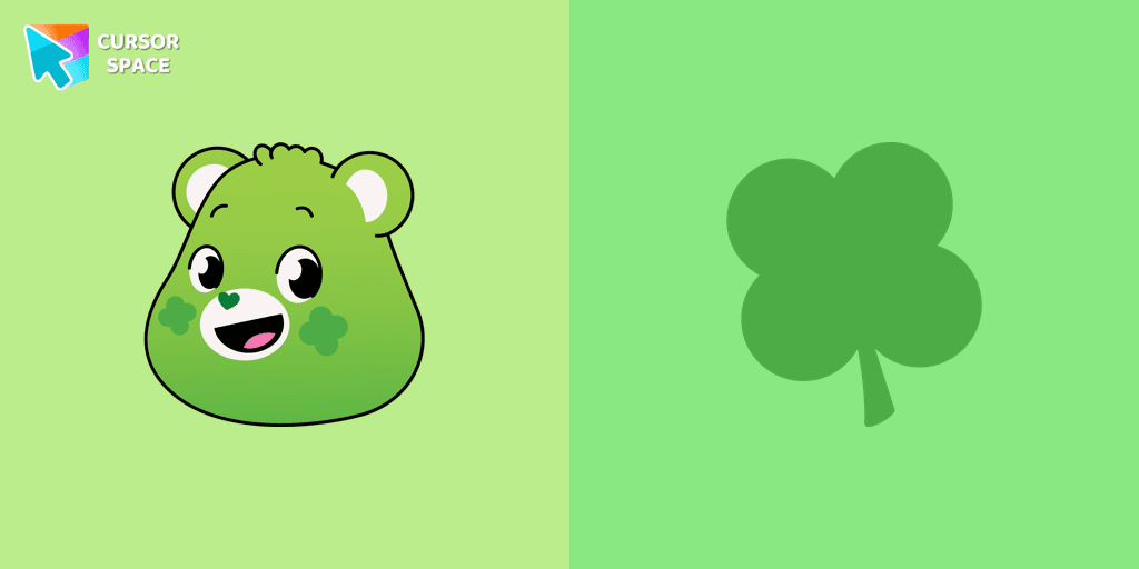 Good Luck Bear cursor cursor pack