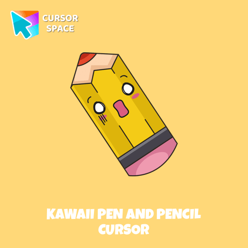 Kawaii Pen and Pencil cursor pointer cursor